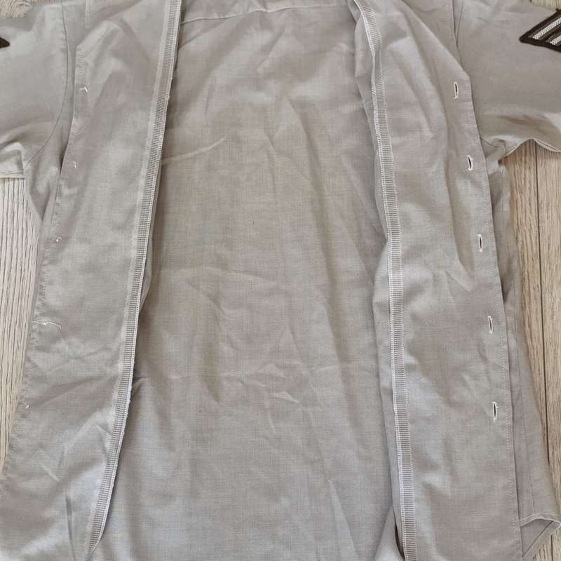 SADF Step-outs Short Sleeve Shirt with Sergeant ranks - Size Large