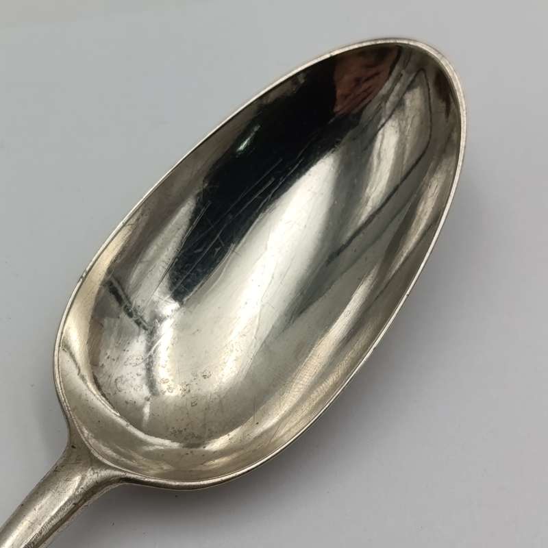 Antique 1788 London hallmarked silver spoon by James Jones - weighs 66g