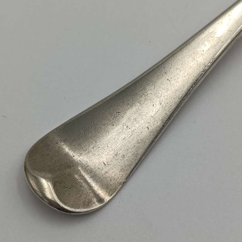 Antique 1788 London hallmarked silver spoon by James Jones - weighs 66g