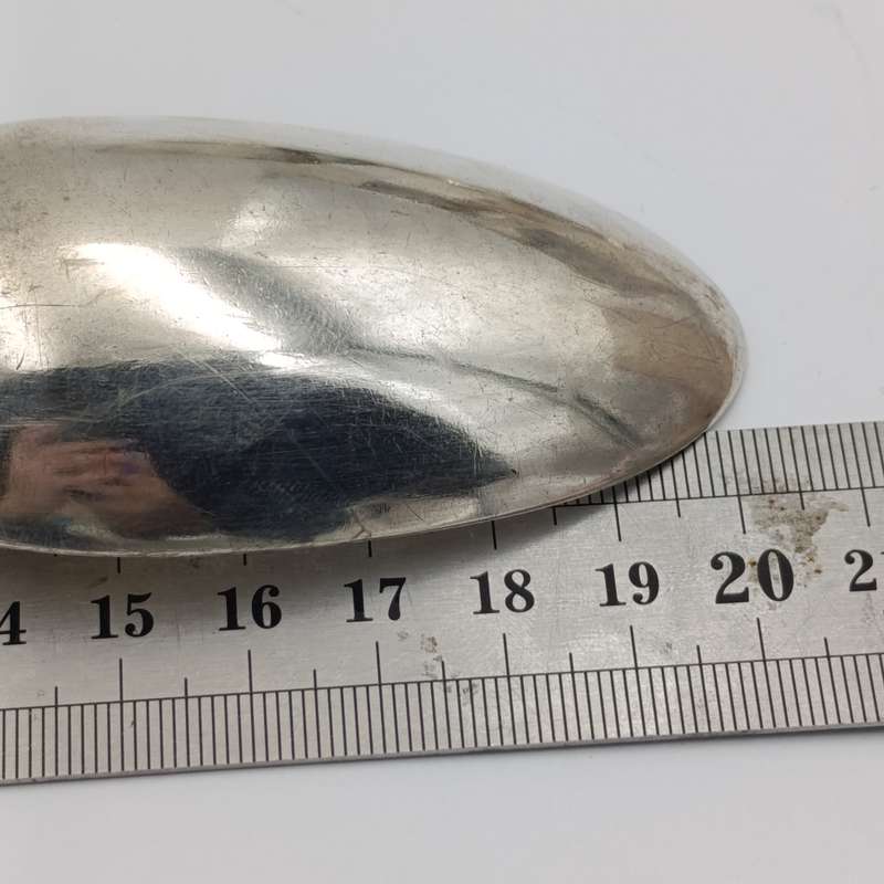 Antique 1788 London hallmarked silver spoon by James Jones - weighs 66g