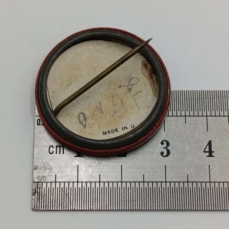 Antique King Edward VII coronation pin badge