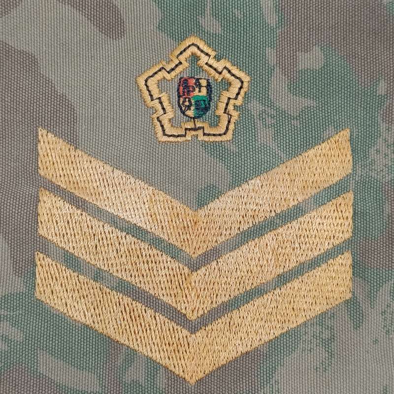 Old Police Koevoet Camo pattern Staff Sergeant rank brassard