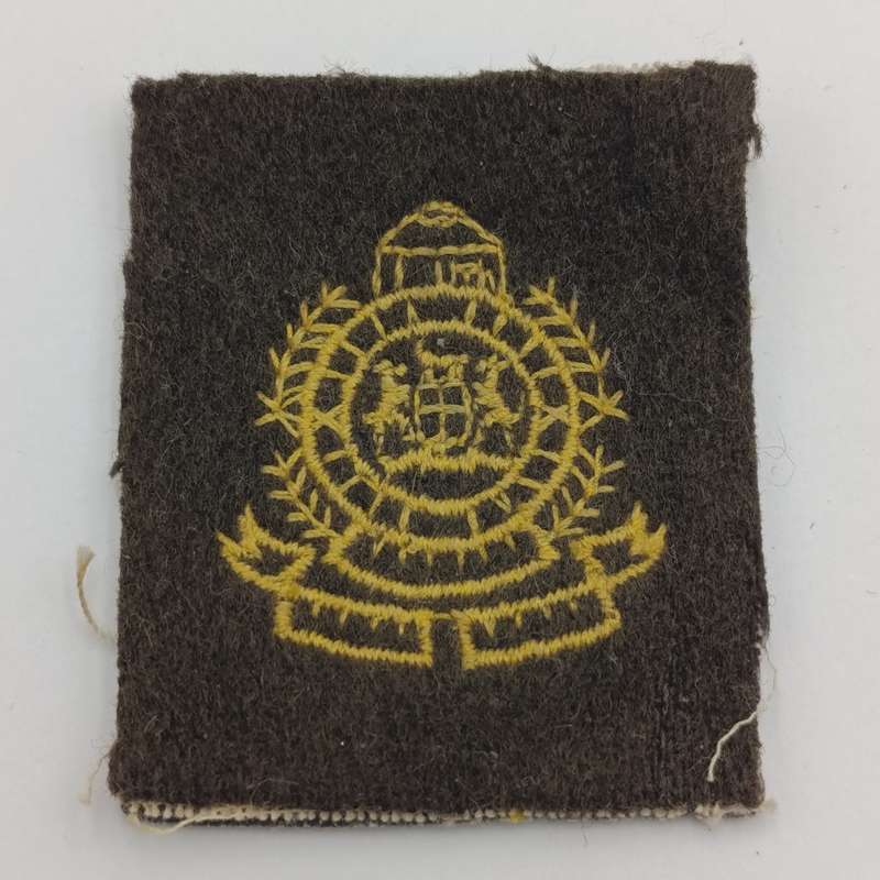 SA Railway Police field dress cap badge