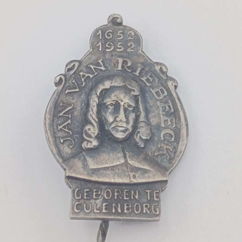 1652-1952 Jan van Riebeeck Sterling silver stick pin