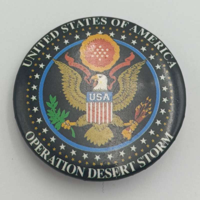 USA Army Operation Desert Storm pin badge