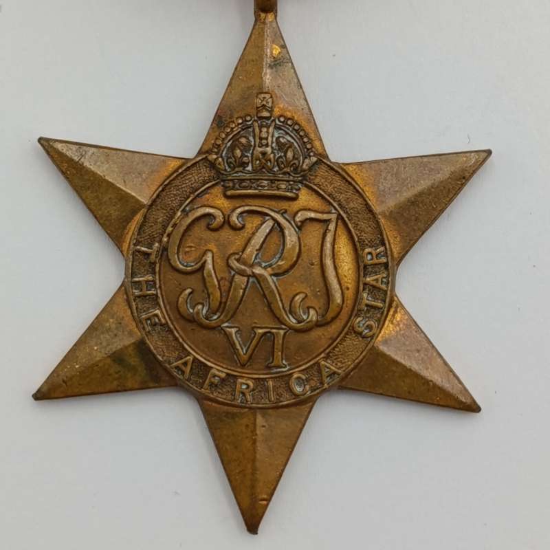 WW2 The Africa Star issued to 116941 HJ Vosloo