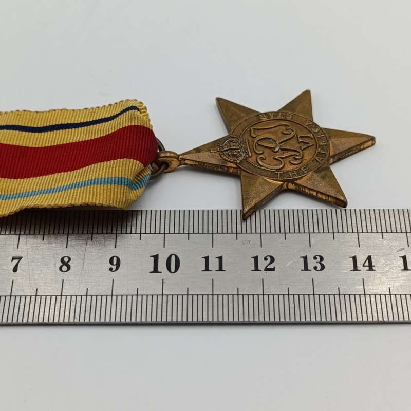 WW2 The Africa Star issued to 116941 HJ Vosloo