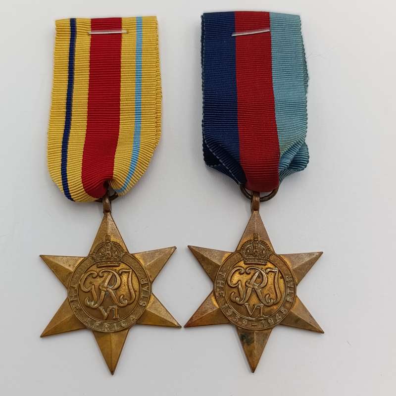 Pair of WW2 Medal Stars issued to M20360 W Fillies