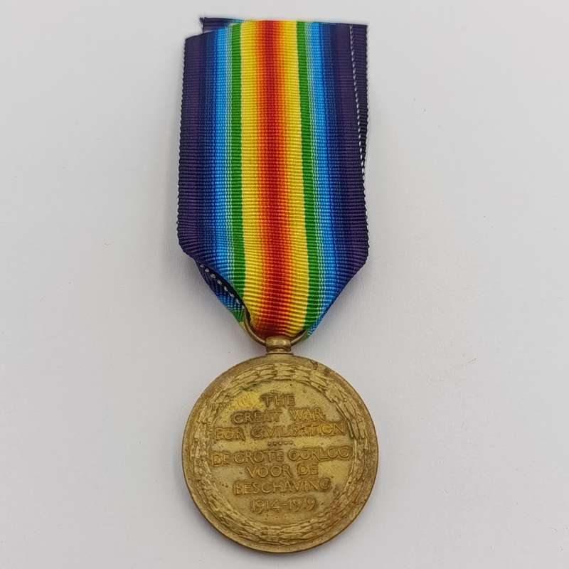 WW1 Victory medal issued to Pte. FJ Gerber, 7th SA Infantry