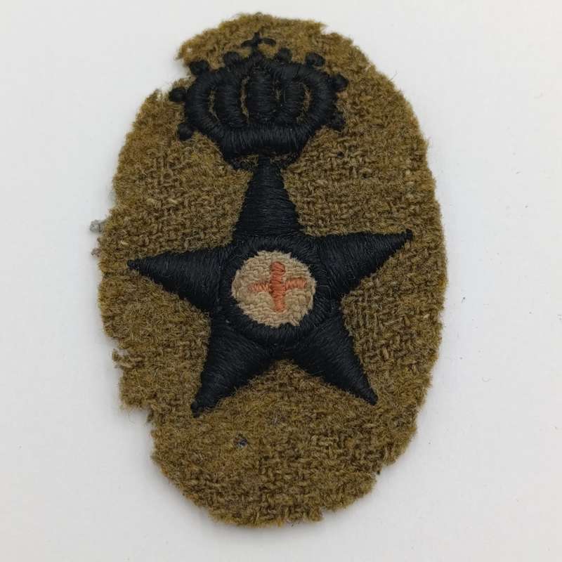 WW2 Italian Army medical corps cloth badge