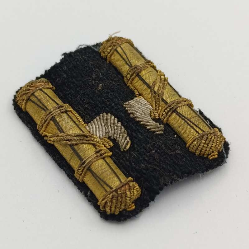 WW2 Italian Fascist Collar badge set - not yet cut