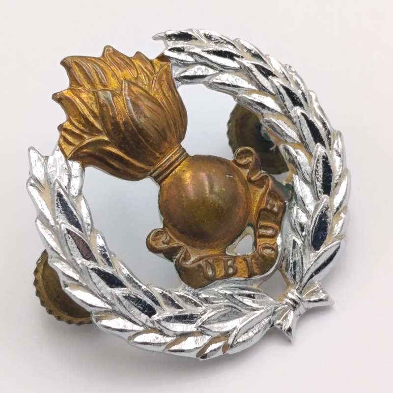 Set of SADF Engineers Cap and collar badges