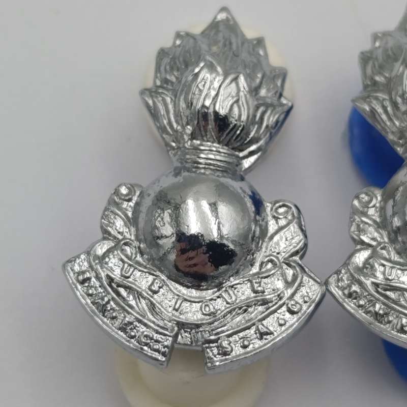 Pair of SADF Engineers mess dress collar badges