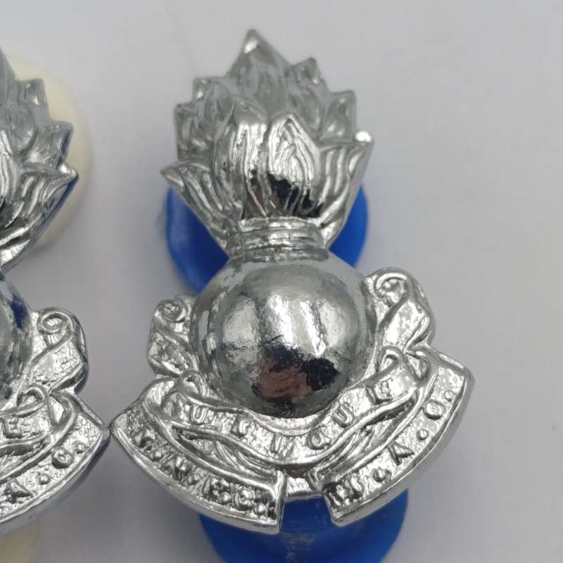 Pair of SADF Engineers mess dress collar badges