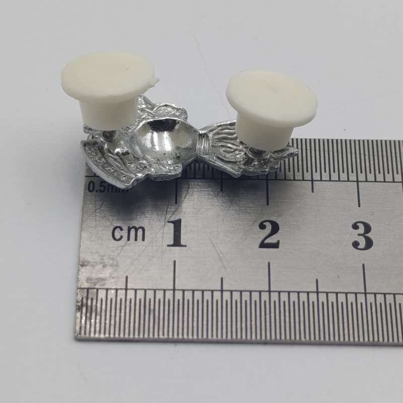 Pair of SADF Engineers mess dress collar badges