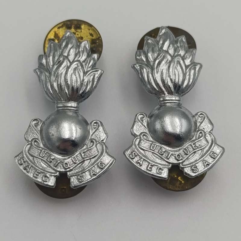 Pair of SADF Engineers collar badges