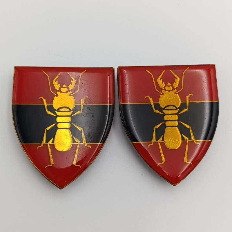 Set of SADF 1 Construction regiment shoulder flashes