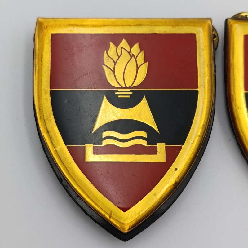 Set of SADF 2 Field Engineers regiment shoulder flashes