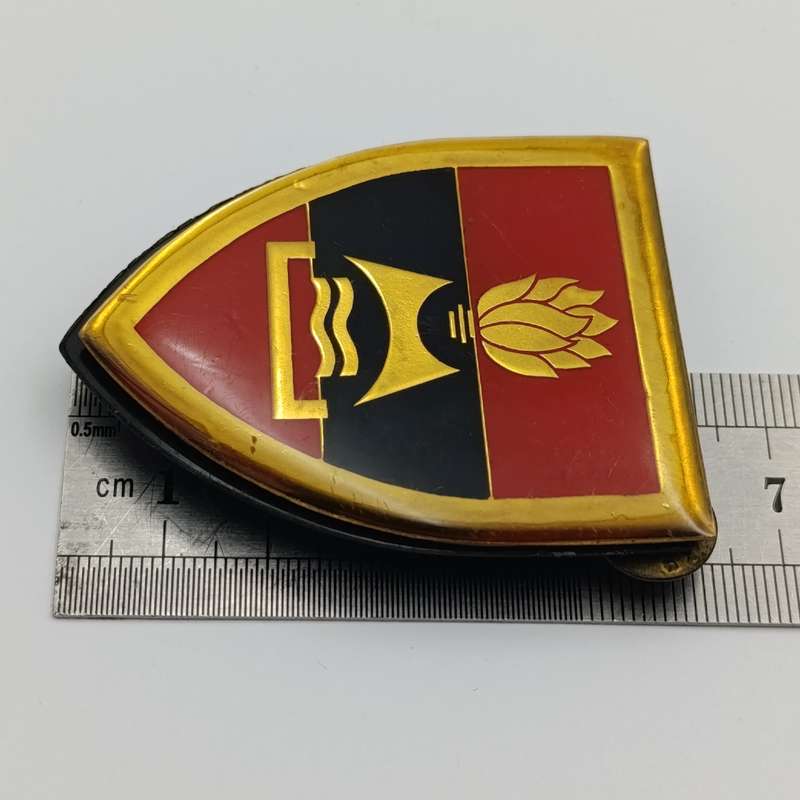 Set of SADF 2 Field Engineers regiment shoulder flashes