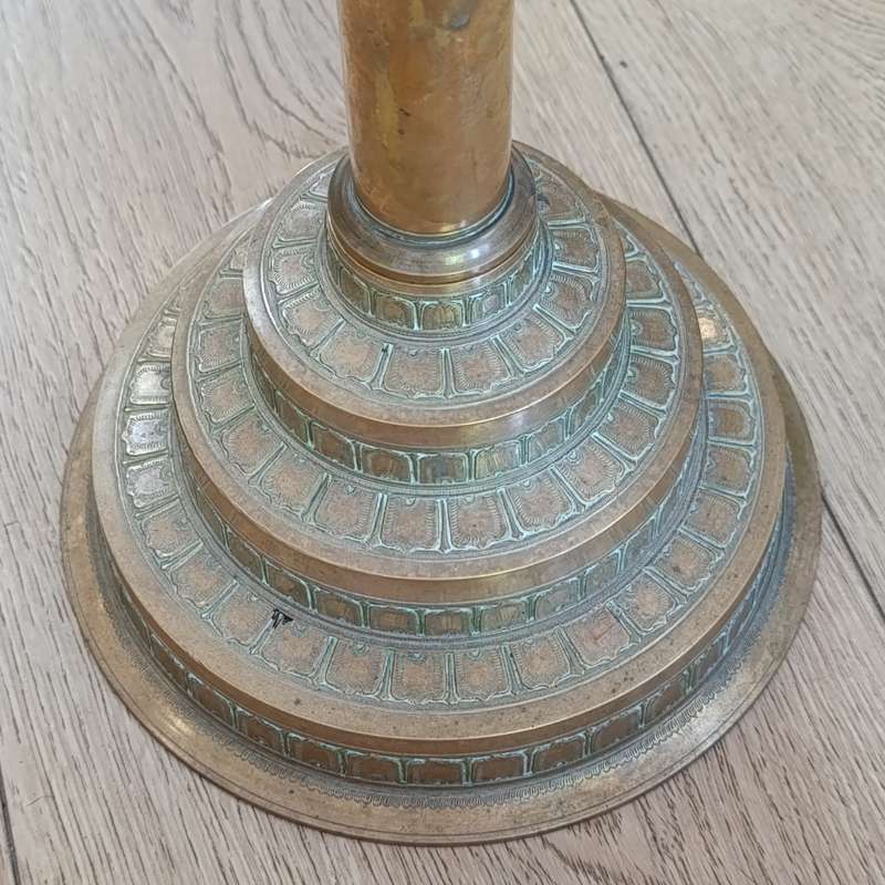 Vintage Solid brass gentleman's club smoking Station - weighs 17.5kg