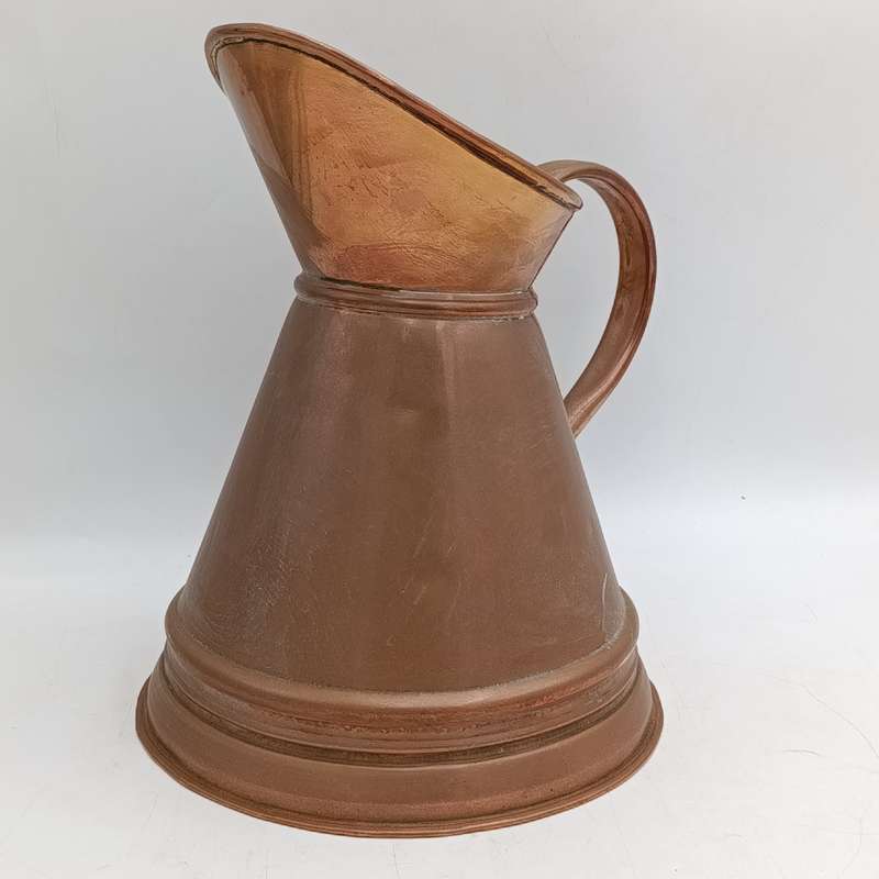 Antique De Klerk copper pitcher