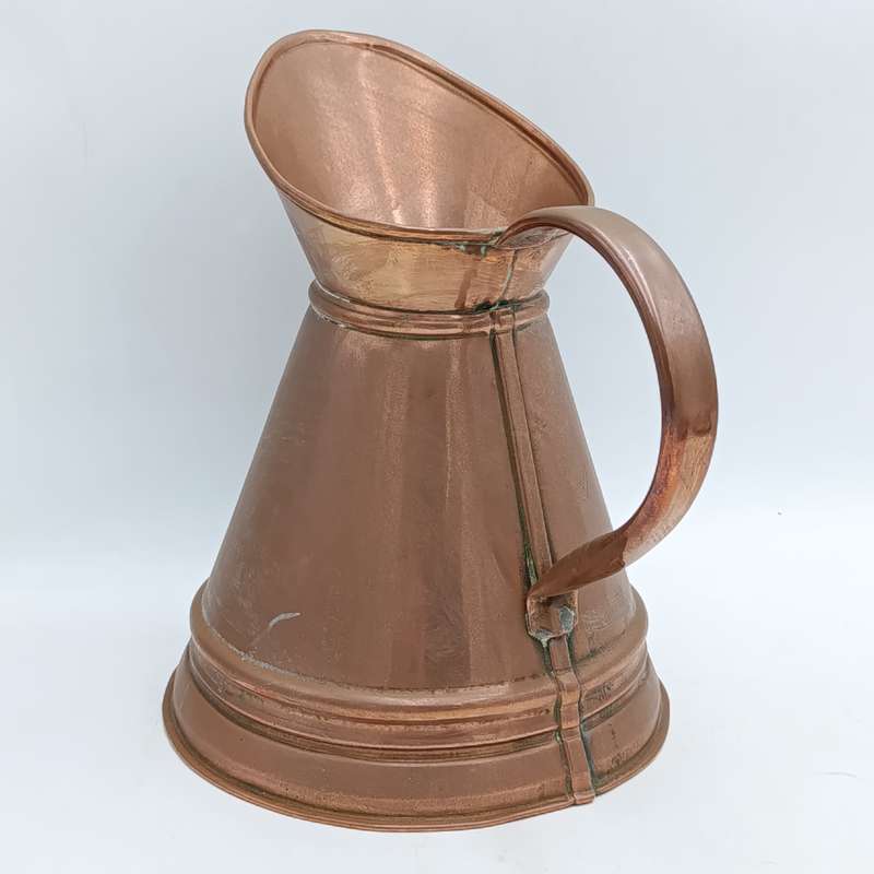 Antique De Klerk copper pitcher