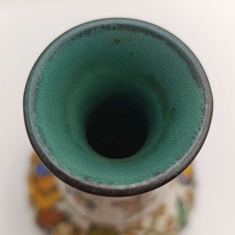 Vintage Doleres Koninkryk Gouda porcelain flower vase