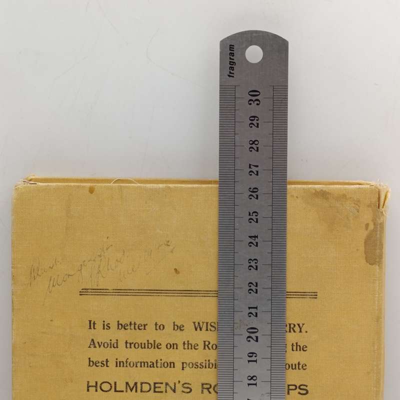 Vintage Holmes Road map of Rhodesia - Southern Rhodesia with insert of Northern Rhodesia