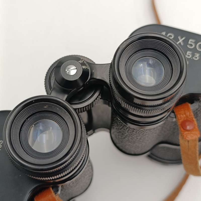 Vintage Nemrod 12x50 binoculars in pouch