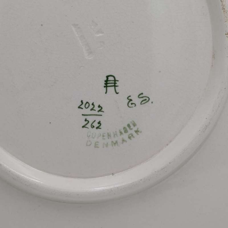 Dutch Juliana 30 April 1916 commemorative porcelain plate by Aluminia Denmark Royal Copenhagen