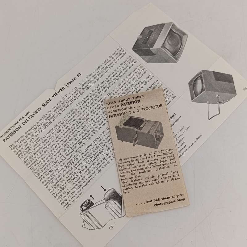 Vintage Paterson 35mm Slide viewer