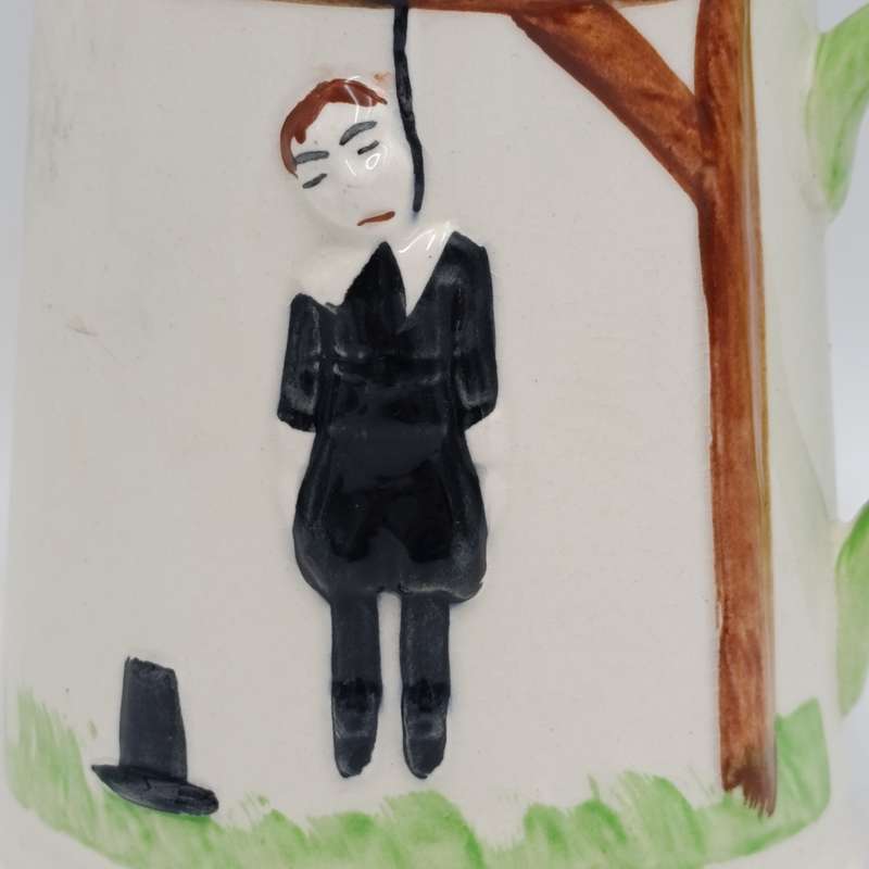 Vintage Carltonware hangman mug