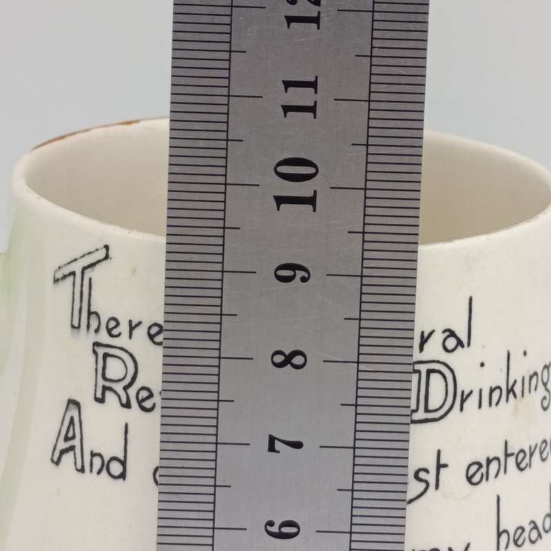 Vintage Carltonware hangman mug