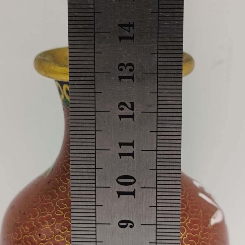 Beautiful vintage Cloisonne flower vase