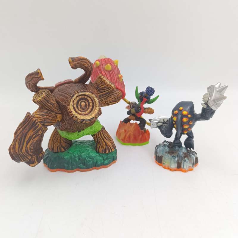 Lot of 3 Activision Skylanders action figurines