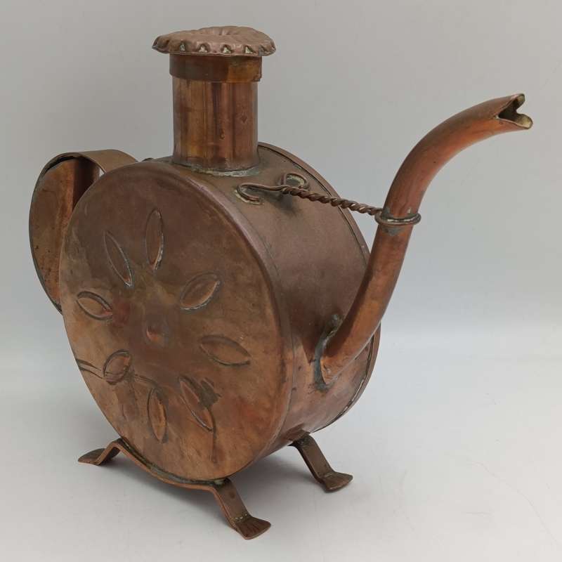 Antique Copper coffee pot - marked Kandikio Uitenhage