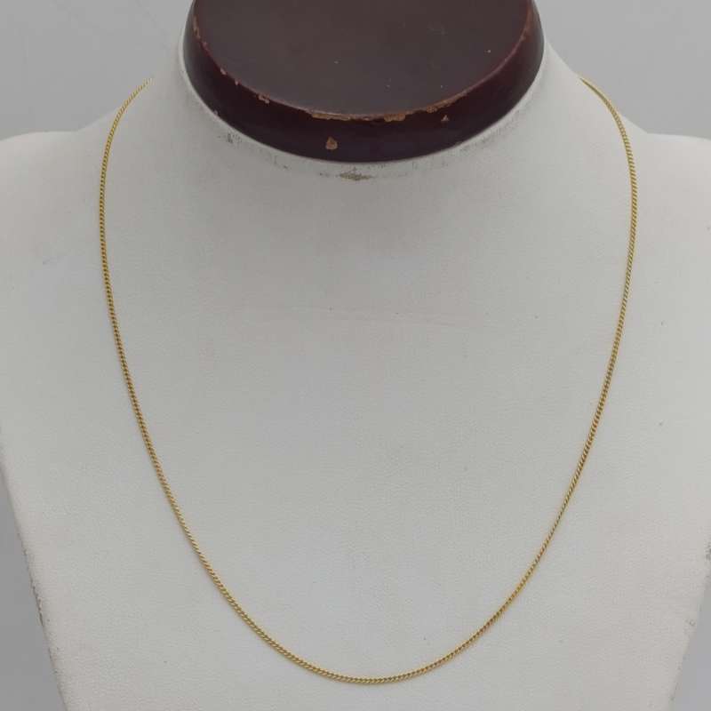Thin 9kt gold necklace - weighs 1.4g