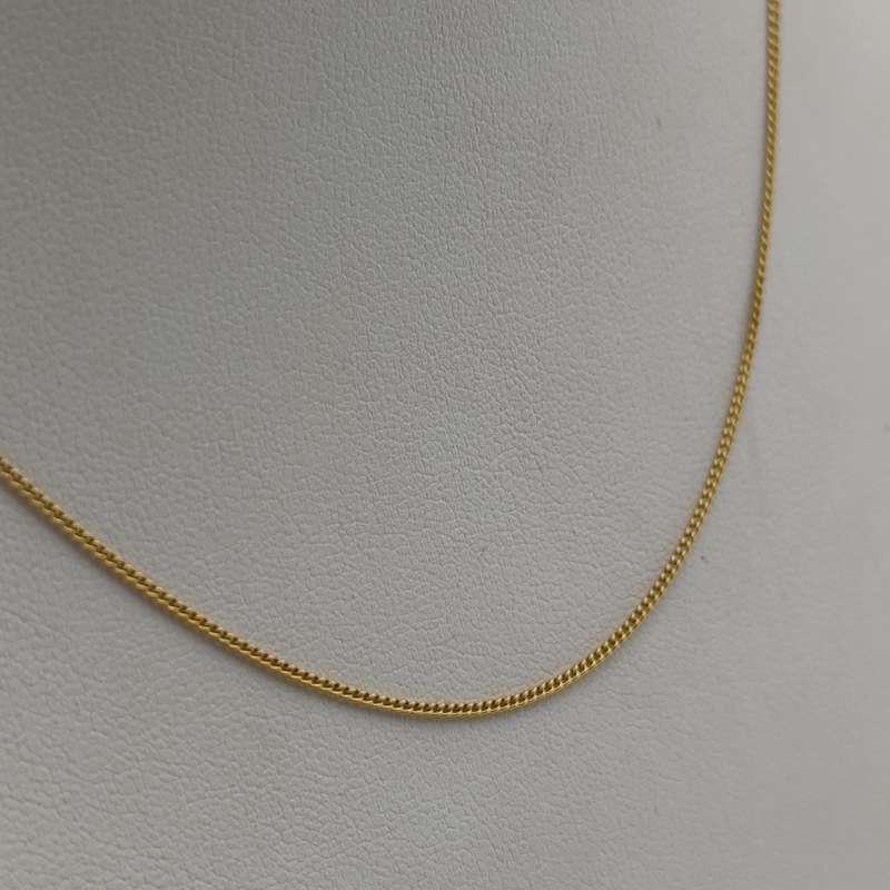 Thin 9kt gold necklace - weighs 1.4g