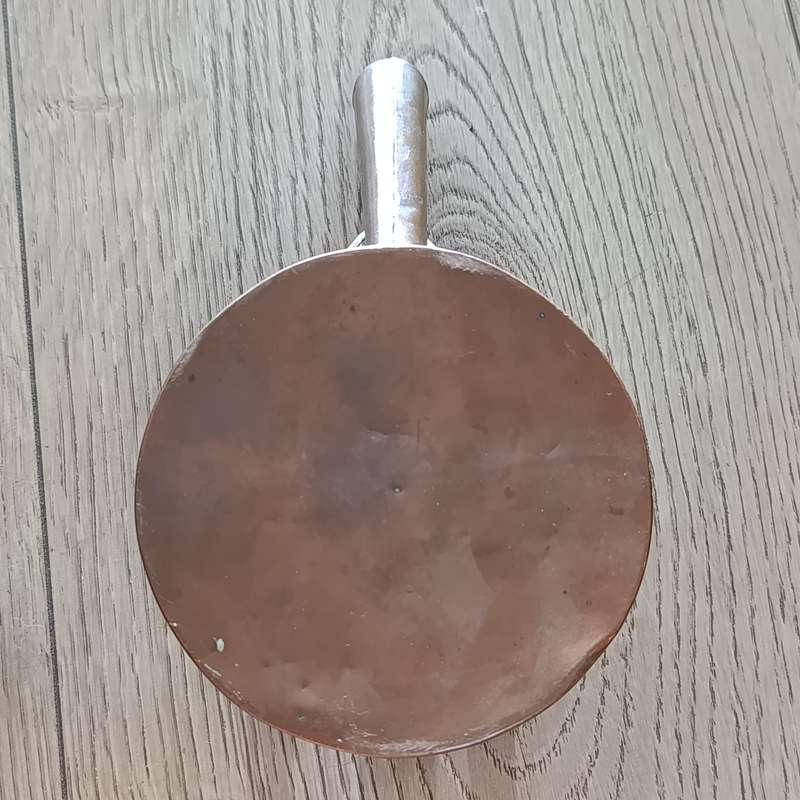 Antique unusual copper oil burner