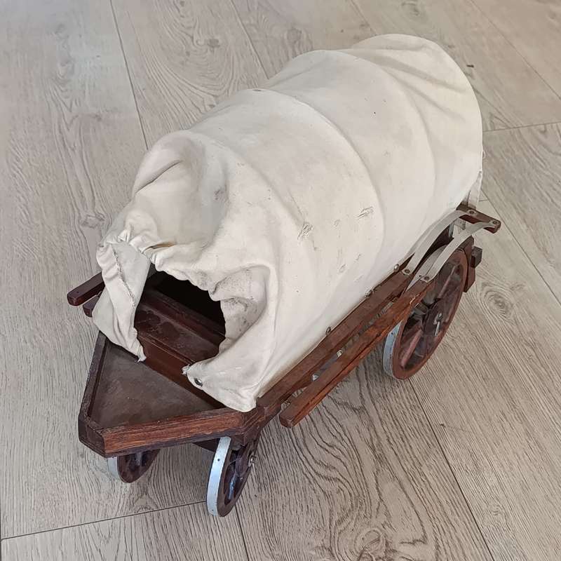 Vintage handmade ox-wagon