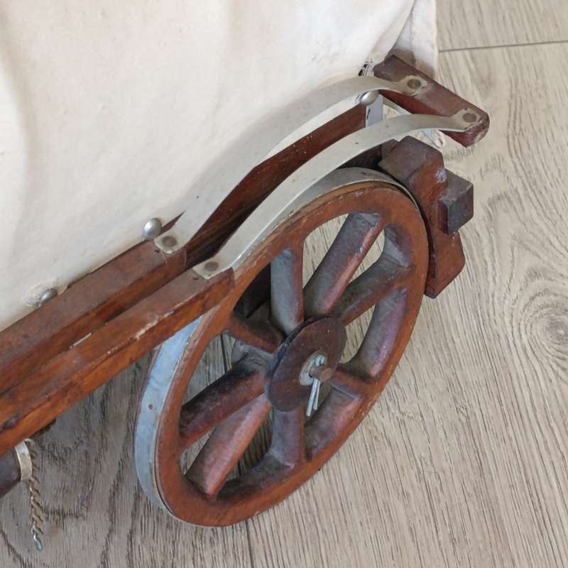 Vintage handmade ox-wagon