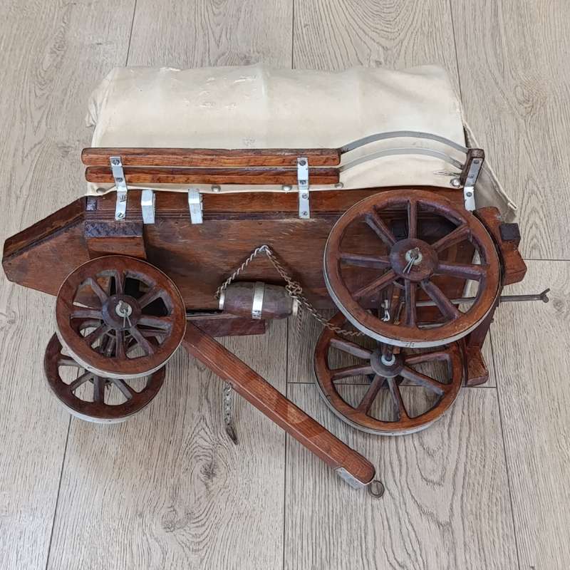 Vintage handmade ox-wagon