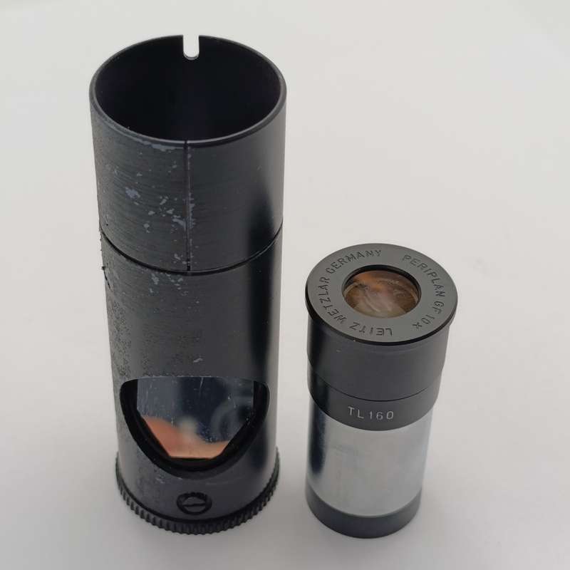 Vintage Leitz Wetzlar Germany 1,25x microscope attachment for Leica camera