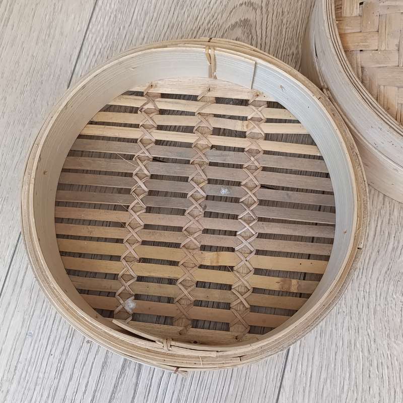 Eastern Bamboo food Steamer - 3 - tier
