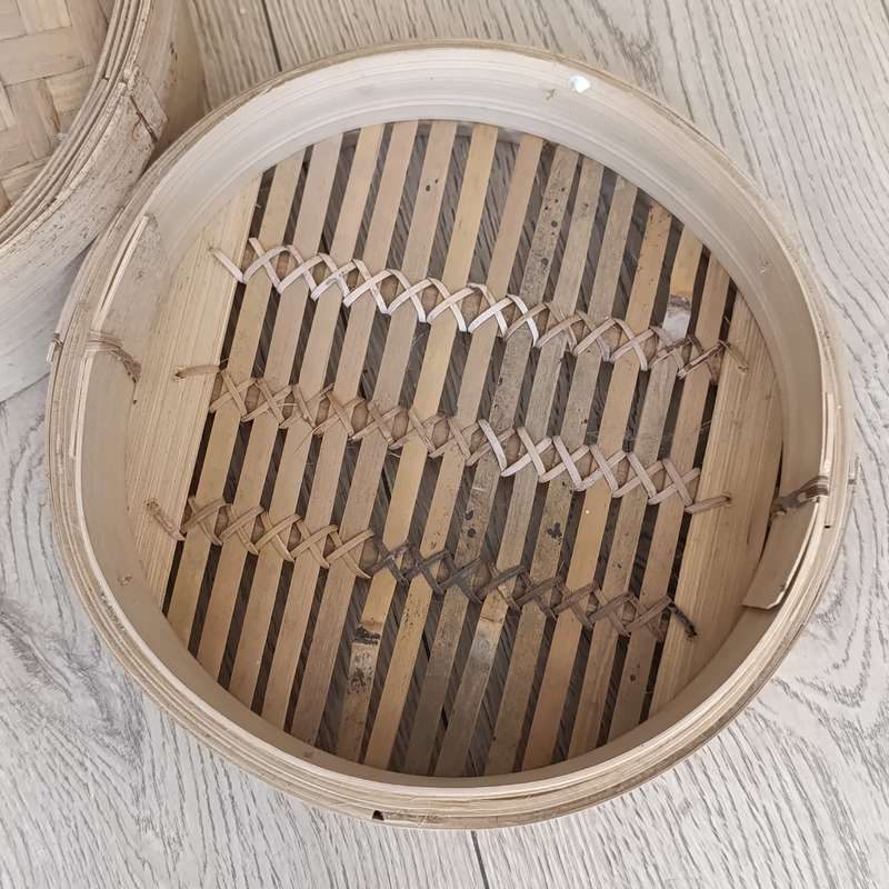 Eastern Bamboo food Steamer - 3 - tier