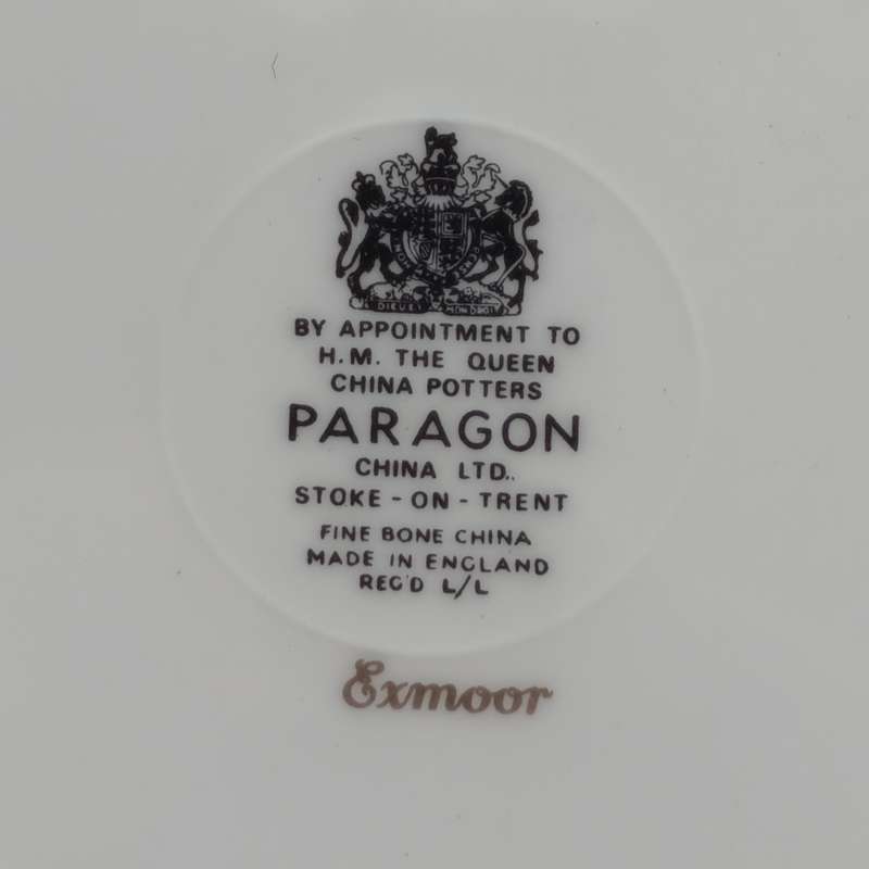 Vintage Paragon exmoor porcelain trio