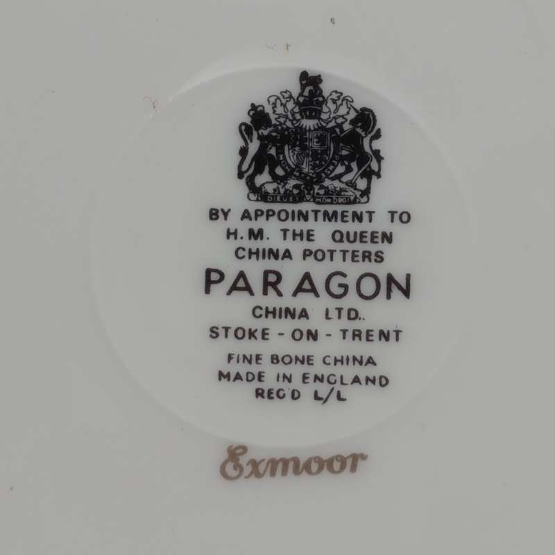 Vintage Paragon exmoor porcelain trio