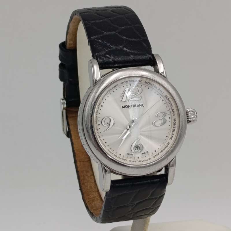 Mont Blanc Meisterstuck 7079 ladies watch - serial PB155603 - fine scratches on glass