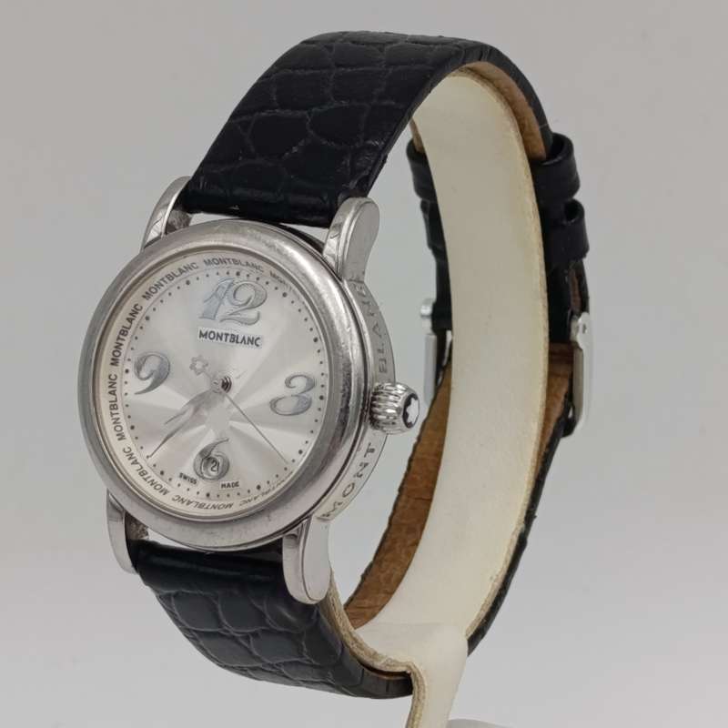Mont Blanc Meisterstuck 7079 ladies watch - serial PB155603 - fine scratches on glass