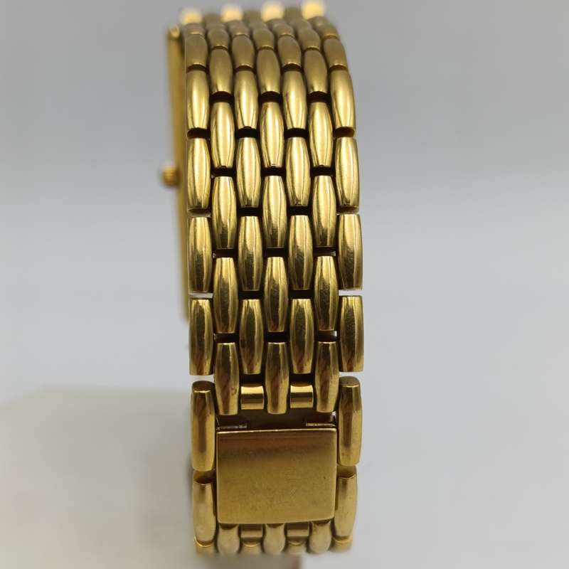 Laurent Dodane goldplated rectangular ladies watch - working - very good condition